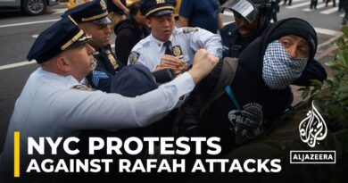 Several arrests as protesters march in New York City against Rafah incursion