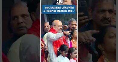 #Shorts | “Elect Madhavi Latha with a thumping majority and…” | Amit Shah | BJP Telangana | Owaisi