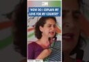#Shorts | “How do I explain my love for my country” | Priyanka Gandhi | Congress Madhya Pradesh