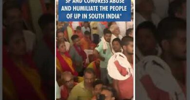#Shorts | “SP and Congress abuse and humiliate the people of UP in South India” | PM Modi | BJP UP