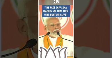 #Shorts | “The fake Shiv Sena leaders say that they will bury me alive” | PM Modi | Maharashtra