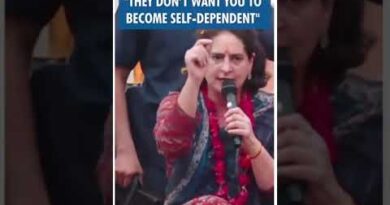 #Shorts | “They don’t want you to become self-dependent” | Priyanka Gandhi | Congress Uttar Pradesh