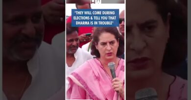 #Shorts | “They will come during elections & tell you that Dharma is in trouble” | Priyanka Gandhi