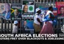 South Africa elections: Voters frustrated by blackouts and joblessness