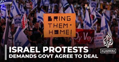 Tel Aviv protests: Israelis call on Netanyahu to accept deal