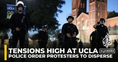 Tensions high at UCLA campus as police order anti-war protesters to disperse or face arrests