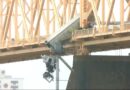 Tractor Trailer Dangled Over Bridge