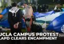 UCLA campus protest: Police clear anti-war encampment
