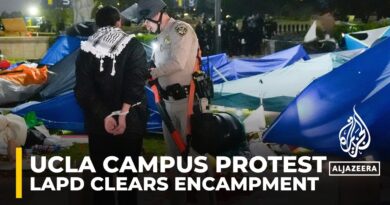 UCLA campus protest: Police clear anti-war encampment