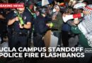 UCLA Campus standoff: Police attempt to disperse anti-war solidarity encampment