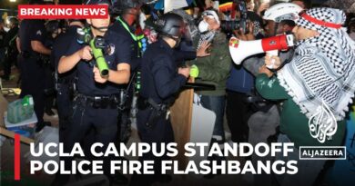 UCLA Campus standoff: Police attempt to disperse anti-war solidarity encampment