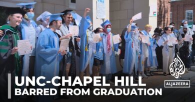 UNC Chapel Hill seniors suspended for protesting celebrate graduation alternatively