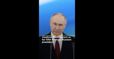 Vladimir Putin sworn in for fifth term as Russian president | #AJshorts