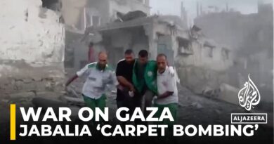 War on Gaza: Israeli forces ‘carpet bombing’ Jabalia