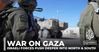War on Gaza: Israeli forces push deeper into north and south of the strip