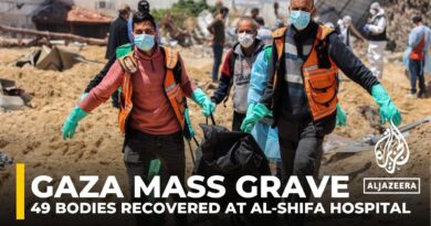 War on Gaza: Third mass grave found at al-Shifa Hospital