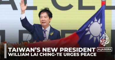 William Lai Ching-te urges peace as he becomes Taiwan’s new president