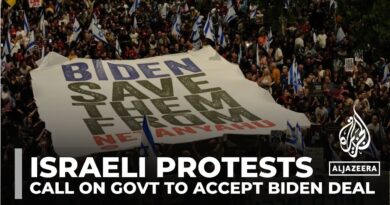 Protesters in Tel Aviv urge Biden to save Israeli captives, call for Netanyahu’s ouster