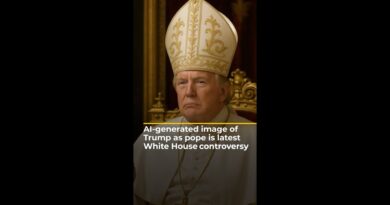 AI-generated image of Trump as pope is the latest White House controversy | AJ#shorts