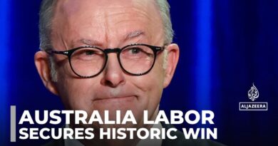 Australia election: Albanese claims historic re-election win for Labor