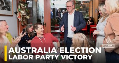 Australia’s Albanese celebrates historic re-election with majority win