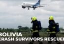Bolivia plane crash: Five rescued from alligator-infested swamp after emergency landing