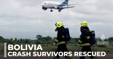 Bolivia plane crash: Five rescued from alligator-infested swamp after emergency landing
