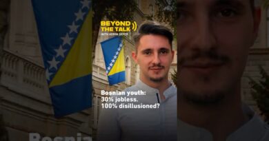 Bosnian youth: 30% jobless, 100% disillusioned? | Beyond the Talk #shorts