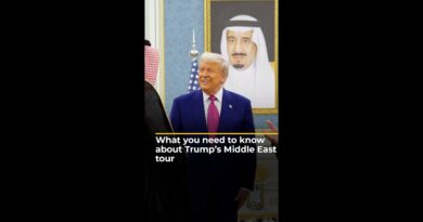 Business and defence deals top the agenda as Trump lands in Riyadh | AJ #shorts