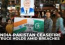Calm returns to cities in Indian-administered Kashmir as ceasefire holds