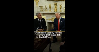 Canada’s Carney rejects Trump’s ‘51st state’ talk in Oval Office | AJ#shorts