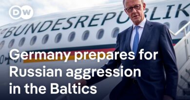 Chancellor Merz in Lithuania to mark deployment German military unit | DW News