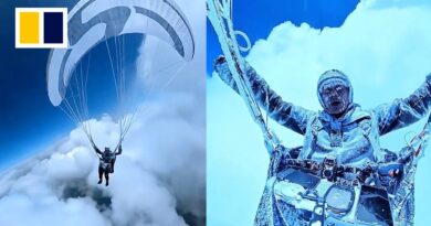 Chinese paraglider survives accidentally flying near height of Mount Everest