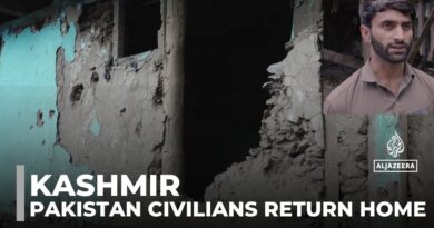Civilians return to ruined homes in Pakistan-administered Kashmir after cross-border shelling
