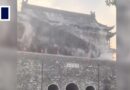 Collapse of historic Chinese building’s roof revives concerns about construction standards
