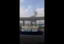 Debris from Yemeni missile hits Israel’s Ben Gurion airport | AJ #shorts
