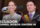 Ecuador’s Daniel Noboa sworn in for full term, promising a crackdown on gangs