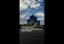 Footage shows controlled demolition of iconic hotel | AJ #shorts