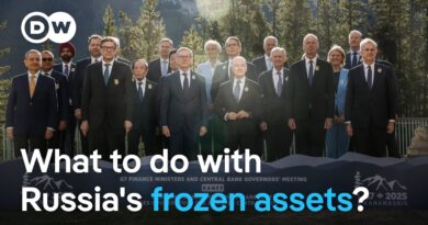 G7 ministers discuss what to do with $300 billion of frozen Russian assets | DW News