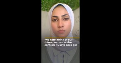 Gaza girl tells Al Jazeera she’s stopped thinking of the future | AJ #shorts
