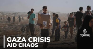 Gaza humanitarian foundation chaos: Starved Palestinians storm distribution area near Rafah