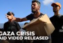 Gaza starvation crisis: Israel releases video of aid distribution point