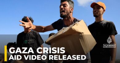 Gaza starvation crisis: Israel releases video of aid distribution point