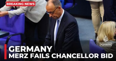 German conservative leader Merz fails to secure chancellor majority