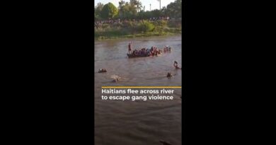 Haitians flee across country’s longest river to escape gang violence