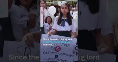 Hundreds of children protest in Mexico after two girls killed | DW News