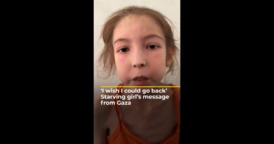 ‘I wish I could go back’ Starving girl’s message from Gaza | #ajshorts