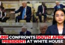 In Heated Clash, Trump Confronts South African President Over Killings of White Farmers