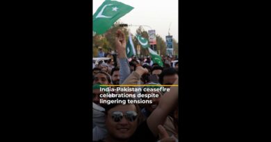 India-Pakistan ceasefire celebrations despite lingering tensions | AJ #shorts