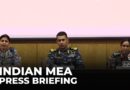 Indian MEA press briefing in New Delhi